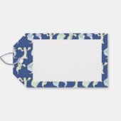 Ghosts Spuk Halloween Pixel Art Muster Geschenkanhänger (Rückseite Horizontal)