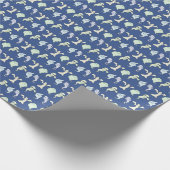 Ghosts Spuk Halloween Pixel Art Muster Geschenkpapier (Ecke)