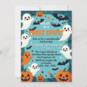 Ghosts Three Spirit Boo Day Halloween Geburtstag Einladung (Vorderseite)