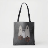 Ghosts und Pumpkins Halloween Tasche (Vorderseite)