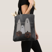 Ghosts und Pumpkins Halloween Tasche (Von Nahem)