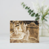 Ghoststed Einladung Postkarte (Stehend Vorderseite)