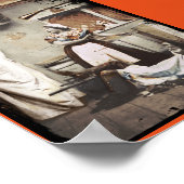 Ghosty Jack-o-lantern Film Poster (Ecke)