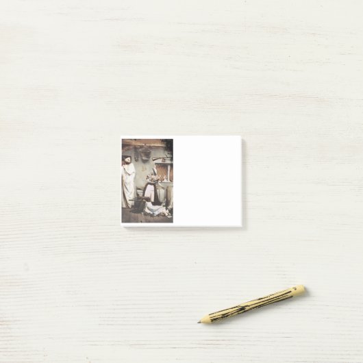 Ghosty Jack-o-lantern Post-it Klebezettel (Auf Schreibtisch)