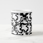 Ghosty Pattern Jumbo Coffee Tasse (Vorderseite)