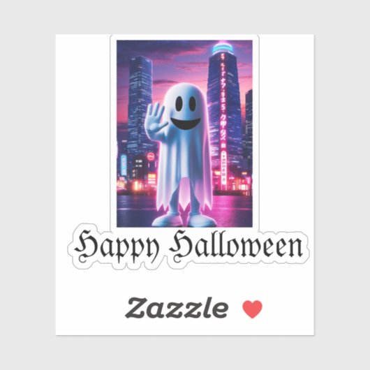 Ghosty Wave & Urban Lights Aufkleber (Blatt)