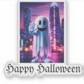 Ghosty Wave & Urban Lights Aufkleber (Vorderseite)