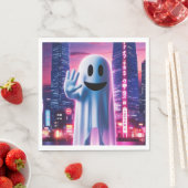 Ghosty Wave & Urban Lights Serviette (Beispiel)