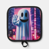 Ghosty Wave & Urban Lights Topflappen (Vorderseite)