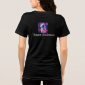 Ghosty Wave & Urban Lights  Tri-Blend Shirt (Rückseite)