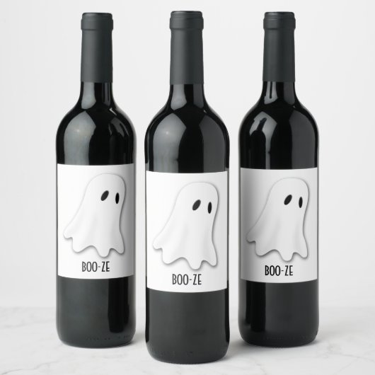 Ghosty Wine Label Weinetikett (Flaschen)