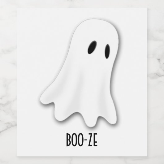Ghosty Wine Label Weinetikett (Einzelnes Label)