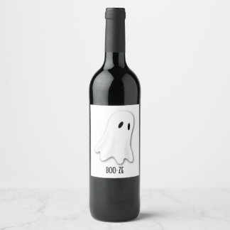 Ghosty Wine Label Weinetikett
