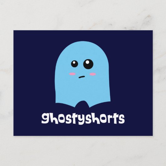 Ghostyshorts Postkarte (Vorderseite)