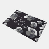 Ghotly Greetings Halloween Glam Goth Fußmatte (Schrägansicht)