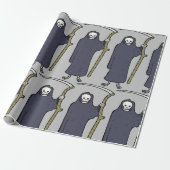 Ghoul Beängstigend Person Wrapping Paper Geschenkpapier (Ungerollt)
