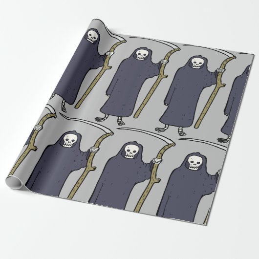 Ghoul Beängstigend Person Wrapping Paper Geschenkpapier (Ungerollt)