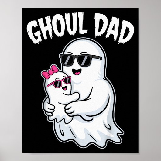 Ghoul Dad Shirt Men Daddy Soky Halloween Ghost Cos Poster (Vorne)