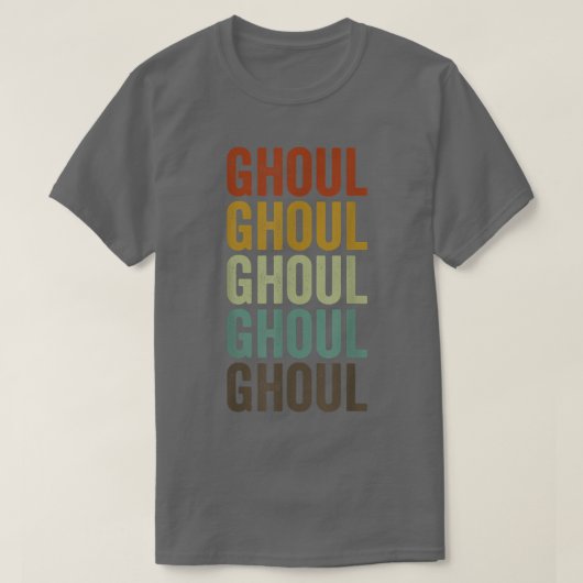 Ghoul Fish Retro  T-Shirt (Design vorne)