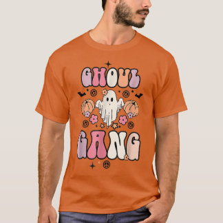 Ghoul Gang Groovy Hey Boo Pumpkin Boo Crew Hallowe T-Shirt