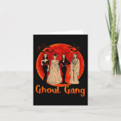 Ghoul Gang Horror Goth Queens Halloween Bride Fun Karte (Vorderseite)