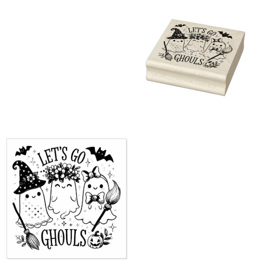 Ghoul Gang in Full Bloom Gummistempel (Stempel)