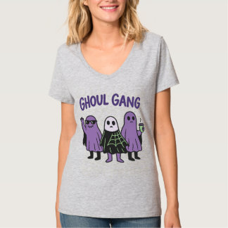 Ghoul Gang Süße Geistertruppe Halloween Kaffee T-Shirt
