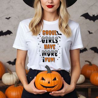 Ghoul Girls haben mehr Spaß an modernen Halloween T-Shirt
