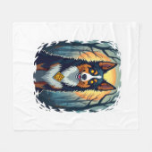 Ghoul Greyhound Dash Fleecedecke (Vorderseite (Horizontal))