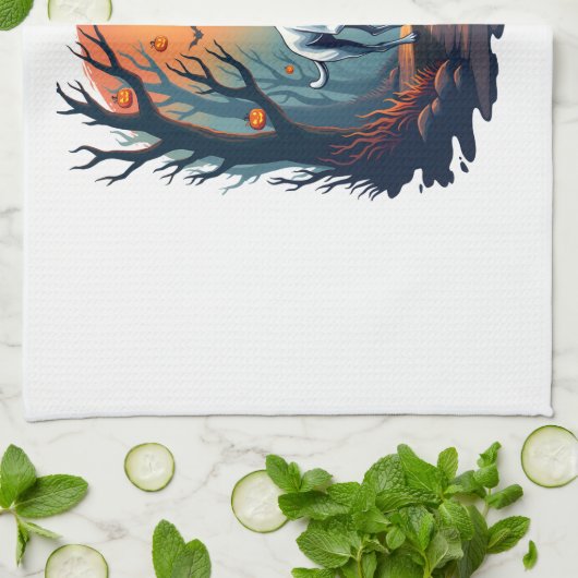 Ghoul Greyhound Dash Geschirrtuch (Gefaltet)