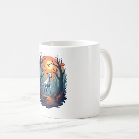 Ghoul Greyhound Dash Kaffeetasse (VorderseiteRechts)