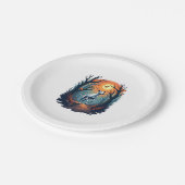 Ghoul Greyhound Dash Pappteller (Schrägansicht)