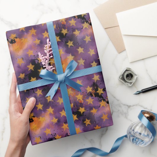 Ghoul Halloween Vintage Pattern  Geschenkpapier (Schenken)