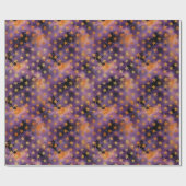 Ghoul Halloween Vintage Pattern  Geschenkpapier (Flach)