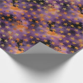 Ghoul Halloween Vintage Pattern Geschenkpapier (Ecke)