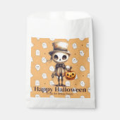 Ghoul in Top Hat Full Moon Fledermäuse glückliches Geschenktütchen (Vorderseite)