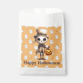 Ghoul in Top Hat Full Moon Fledermäuse glückliches Geschenktütchen (Vorderseite)