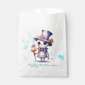 Ghoul in Top Hat und Bow Krawatte Happy Halloween Geschenktütchen (Vorderseite)
