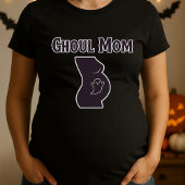 Ghoul Mama Halloween Mutterschaft Spooky Schwanger T-Shirt