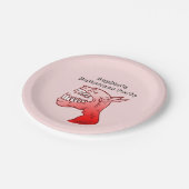 Ghoul mit einem schönen Lachen Pappteller (Schrägansicht)