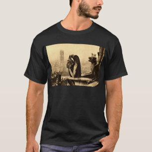 Ghoul Notre Dame, Paris Frankreich 1912 Vintage T-Shirt