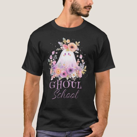 Ghoul School Teachers Halloween Ghost T - Shirt (Vorderseite)