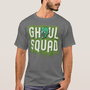 Ghoul Squad Halloween Crew Niedlich Zombie T - Shi T-Shirt