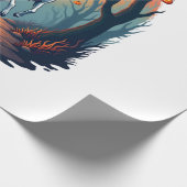 Ghoul-Windhund-Dash Geschenkpapier (Ecke)