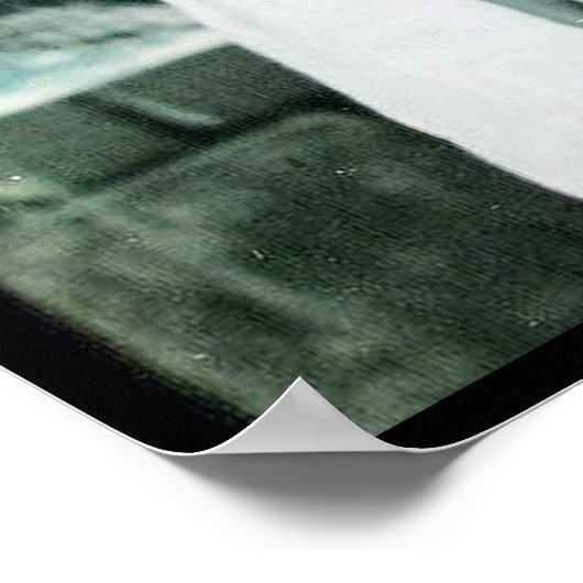 Ghoulardi (auf dem Set-1) Matte Poster (Ecke)