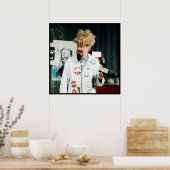 Ghoulardi (auf dem Set-1) Matte Poster (Küche)