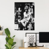 Ghoulardi (auf dem Set-2) Matte Poster (Heimbüro)