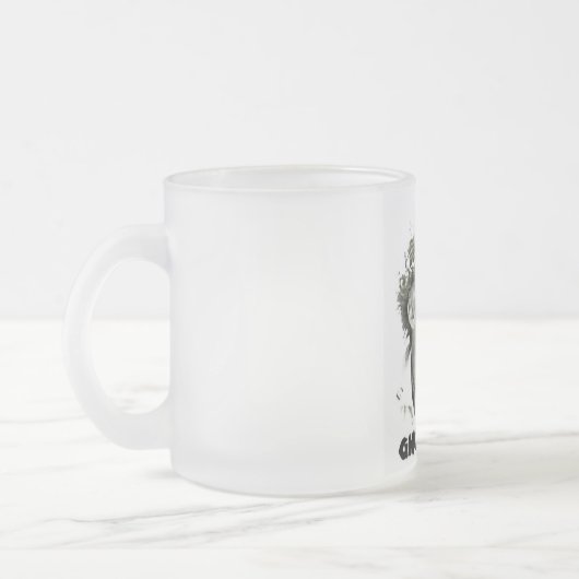 Ghoulardi (cool es 1) mattierte 10 Unze. GlasTasse Mattglastasse (Links)