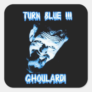 Ghoulardi (Drehungs-Blau) kundengerechte Aufkleber