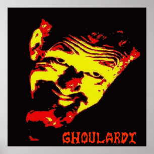 Ghoulardi (rot/Gelb) Mattplakat Poster